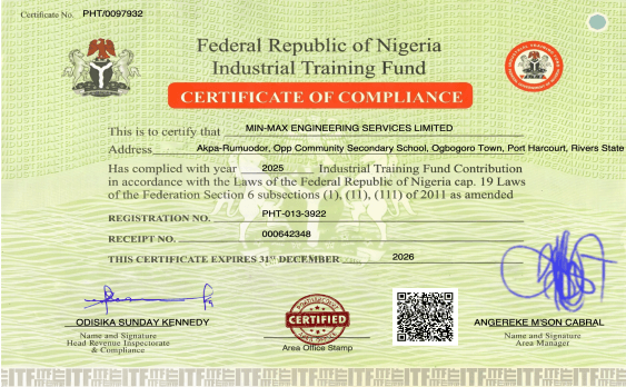 ITF Compliance Certificate